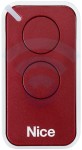 Pilot do bramy Nice INTI 2-kanałowy czerwony (kodowanie FLOR)
