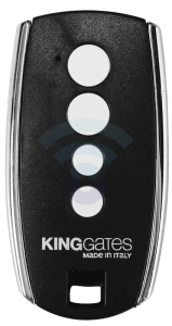 Pilot do bramy King Gates Stylo4K 4-kanałowy czarny